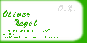 oliver nagel business card